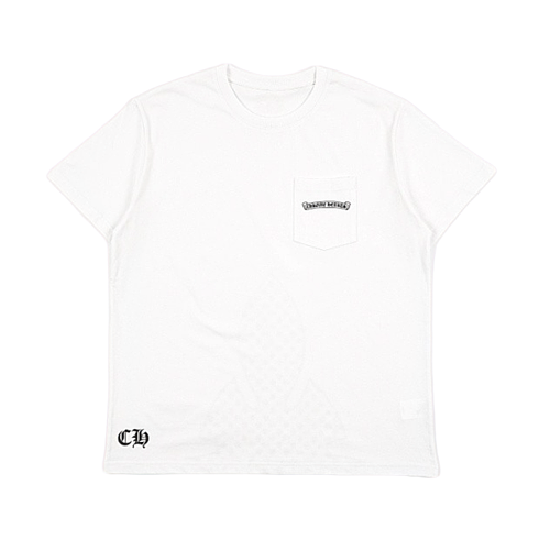Half-Coverage All-Over Cross Print Short-Sleeve Shirt