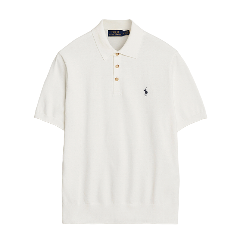 Ruff Plain Polo Shirt Short Sleeve