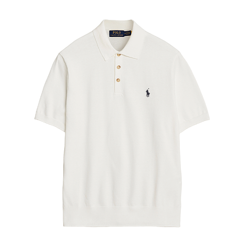 Ruff Plain Polo Shirt Short Sleeve