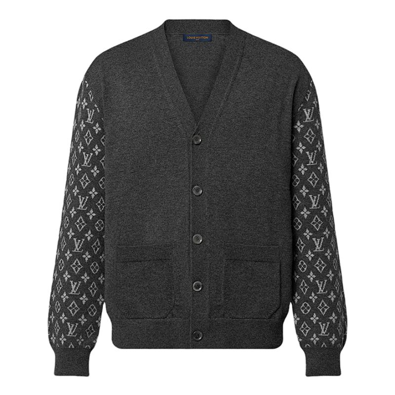 Louis Vuitton L V Full Sleeve Printed Cardigan