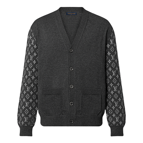 Louis Vuitton L V Full Sleeve Printed Cardigan