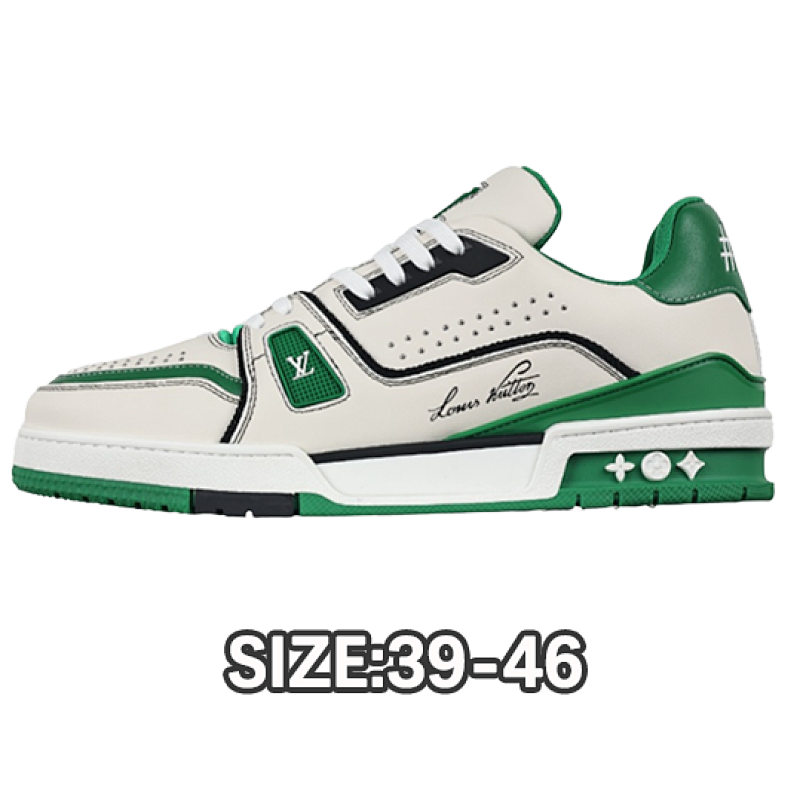 White And Green Rivets