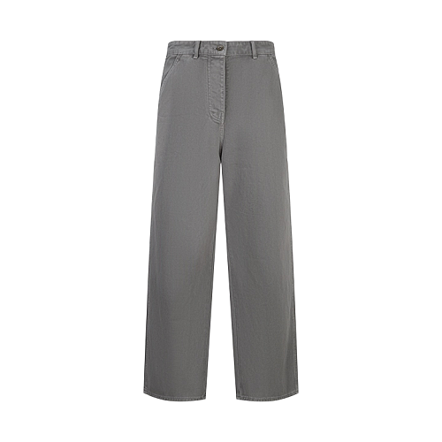 Miu Miu Embroidered Washed Distressed Denim