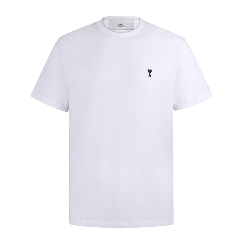 Cotton Embroidered Adc Knit Short-Sleeve T-Shirt