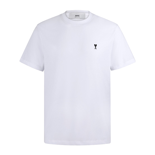 Cotton Embroidered Adc Knit Short-Sleeve T-Shirt