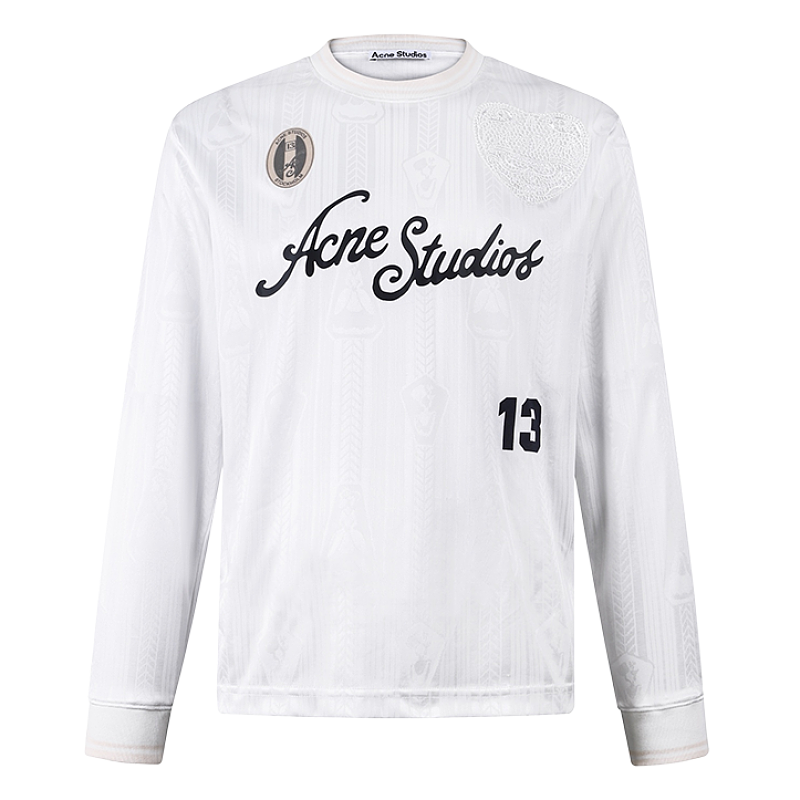 Soccer Jersey With Jacquard Fabric And Logo Top