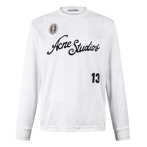 Soccer Jersey With Jacquard Fabric And Logo Top