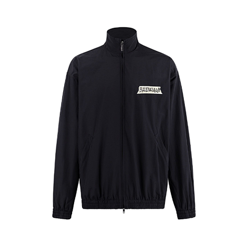Cotton Blend Long-Sleeve Plastisol Printed Jacket