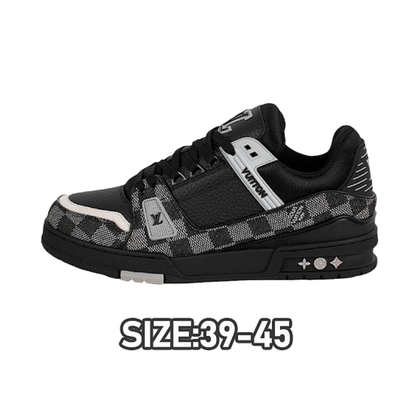 Nike Trainer Checkerboard Black Denim Classic Version