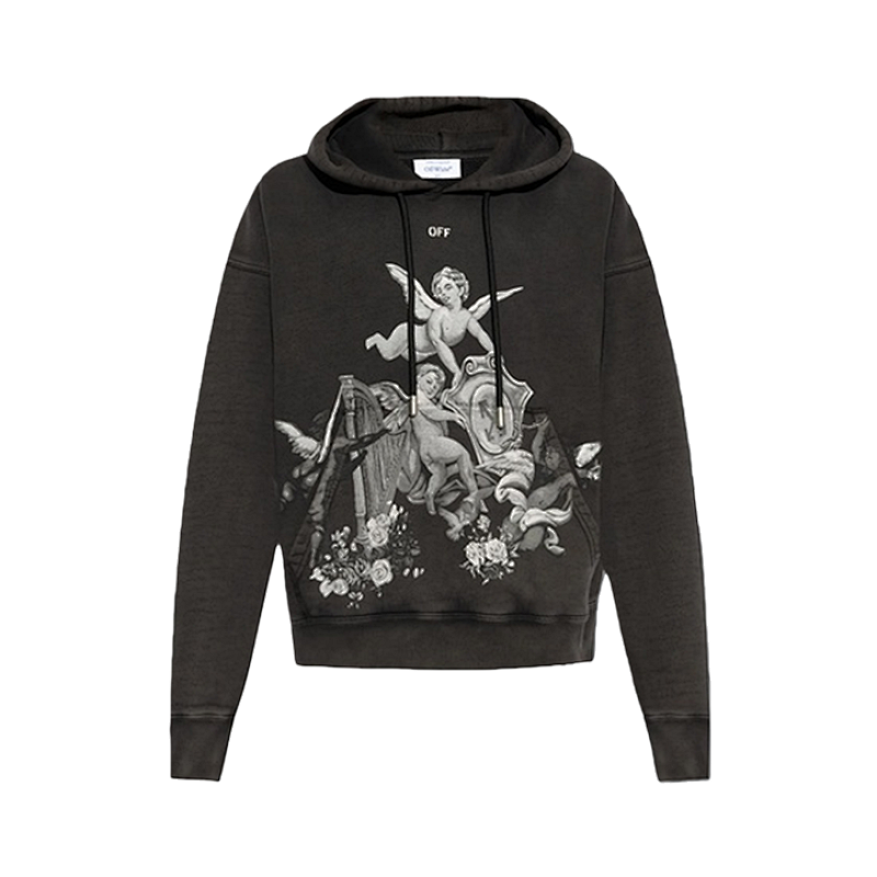 OW Angel Harp Print Hood