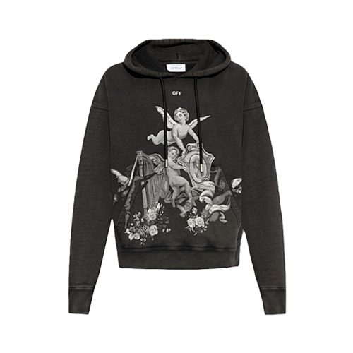 OW Angel Harp Print Hood