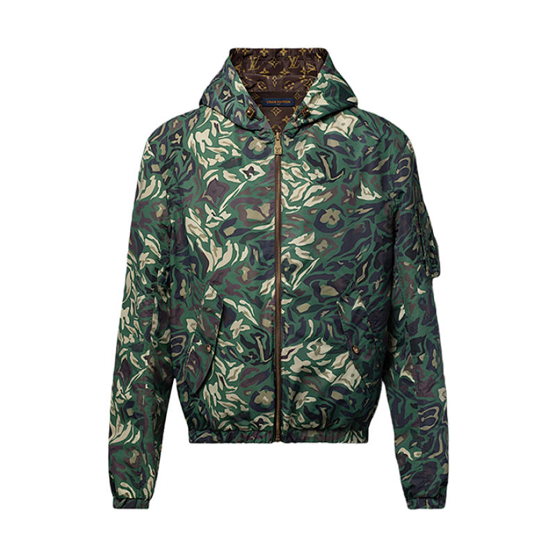 Louis Vuitton Camouflage Monogram Double-sided Windbreaker