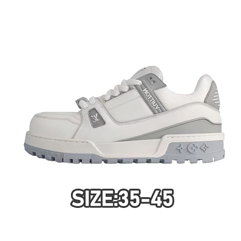 Nike Trainer Maxi Little Fat Ding White Gray Bread Shoes
