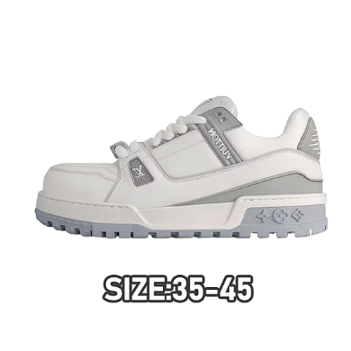 Nike Trainer Maxi Little Fat Ding White Gray Bread Shoes