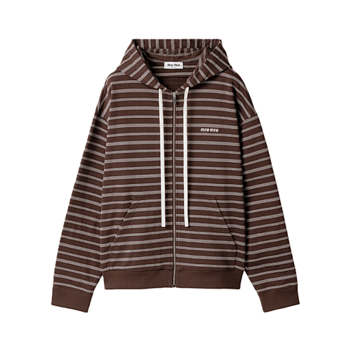 Small Striped Zip-up Jacket
