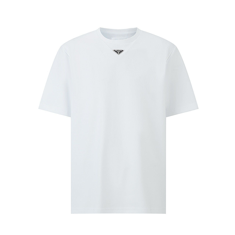 Triangle Neckline Steel Logo Short-Sleeve T-Shirt IItem ID