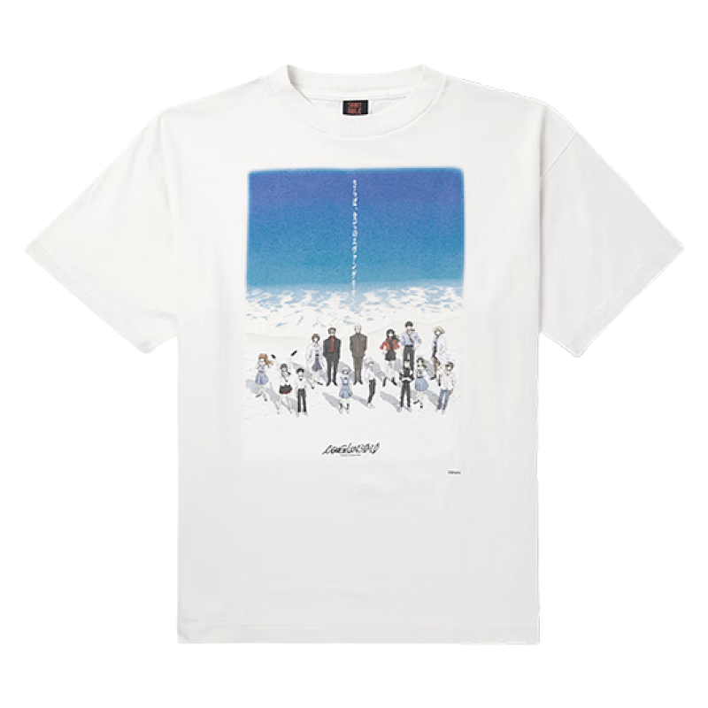 SM Neon Genesis Evangelion Printed Short-sleeved Shirt