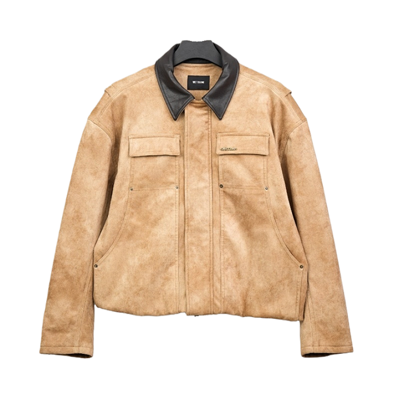 Imitation Suede Cotton Jacket