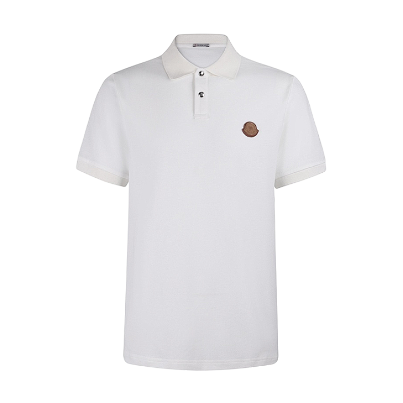 Logo Patch Cotton Piqué Polo Shirt