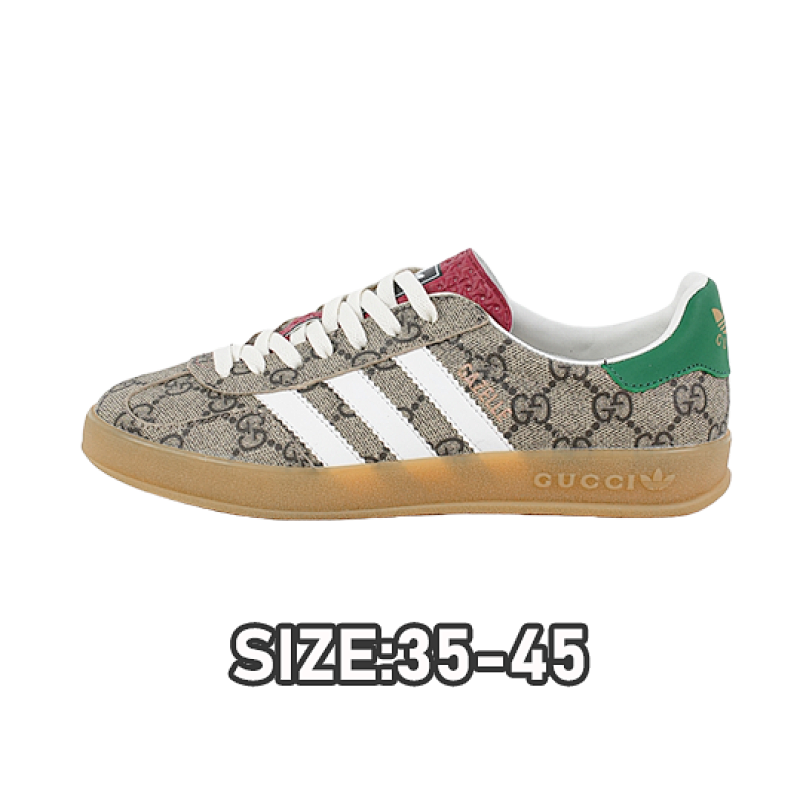 Gucci G Ucci X Adidas Color Blocked Training Series Board Shoes