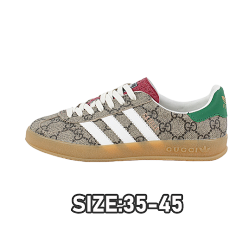 Gucci G Ucci X Adidas Color Blocked Training Series Board Shoes
