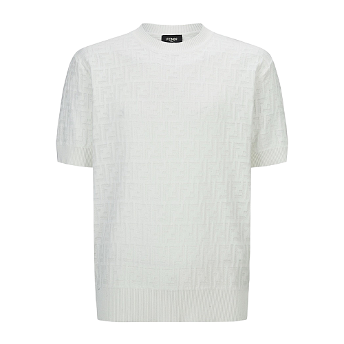All-over Letter Print Short-sleeved Shirt