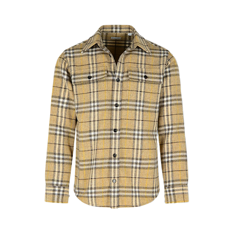 Wool Plaid Shirt Jacket
