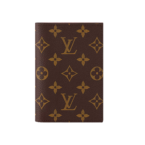 Louis Vuitton Passport Card Holder Old Brown