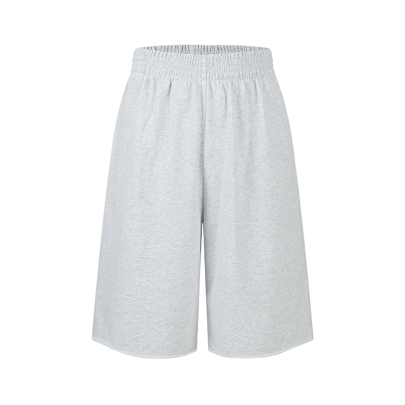Celine Embroidered Triple-Wash Shorts