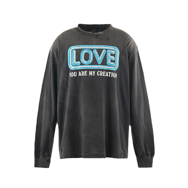 Love Heart Thousand Paper Cranes Print Long Sleeves