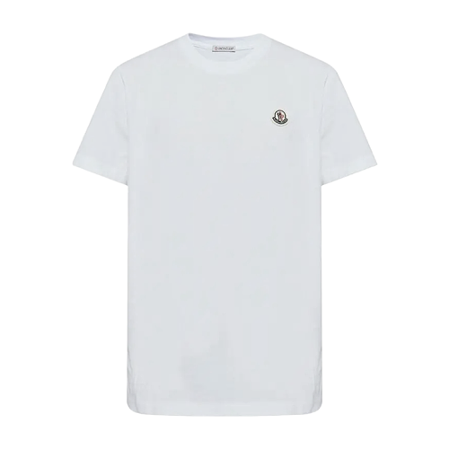 Solid-Color Short-Sleeve Crewneck T-Shirt With Logo