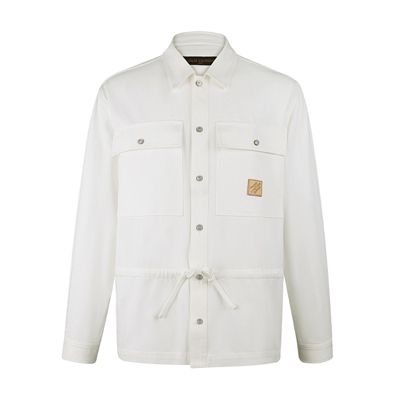 Logo Jacquard Jacket Shirt