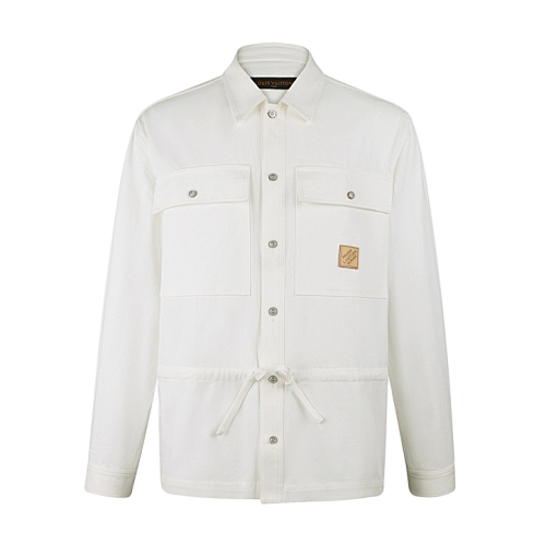 Logo Jacquard Jacket Shirt