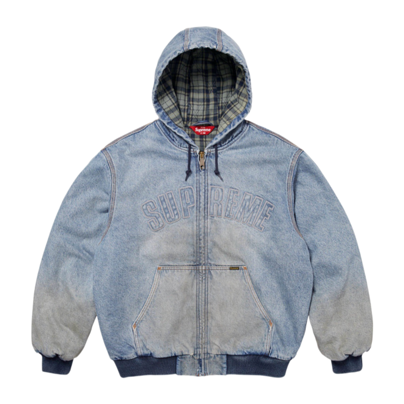 Supreme Reflective Letter Denim Jacket