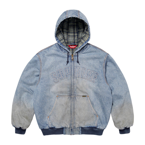 Supreme Reflective Letter Denim Jacket