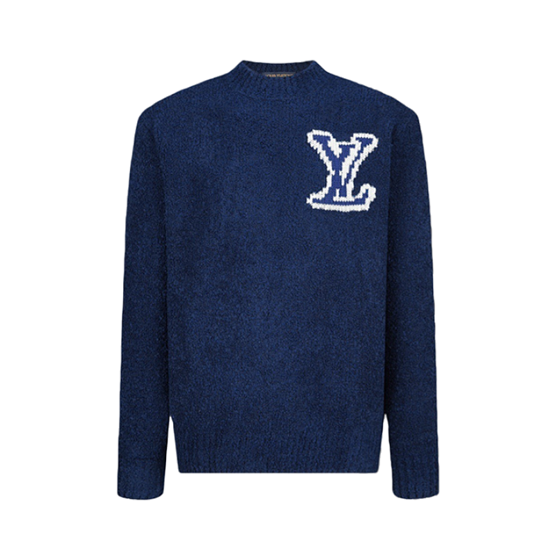 Louis Vuitton L V Double-sided Intarsia Logo Sweater