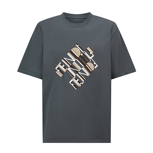 Fendi Embroidered Logo Short-Sleeve T-Shirt
