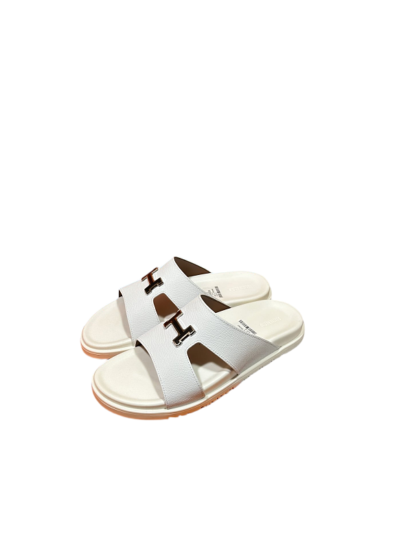 Hermès Oran Cowhide H-shaped SlippersItem ID
