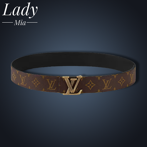 Louis Vuitton Iv Letter Buckle Paired With Imported Top Layer Cowhide