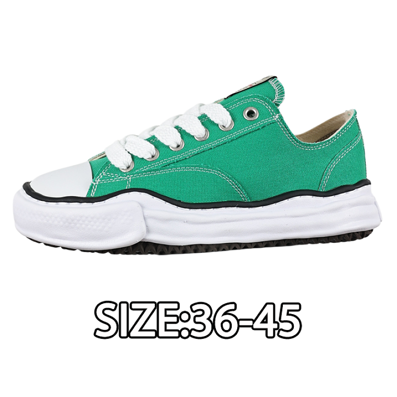 Fully Vulcanized Slip-on Shoes Green