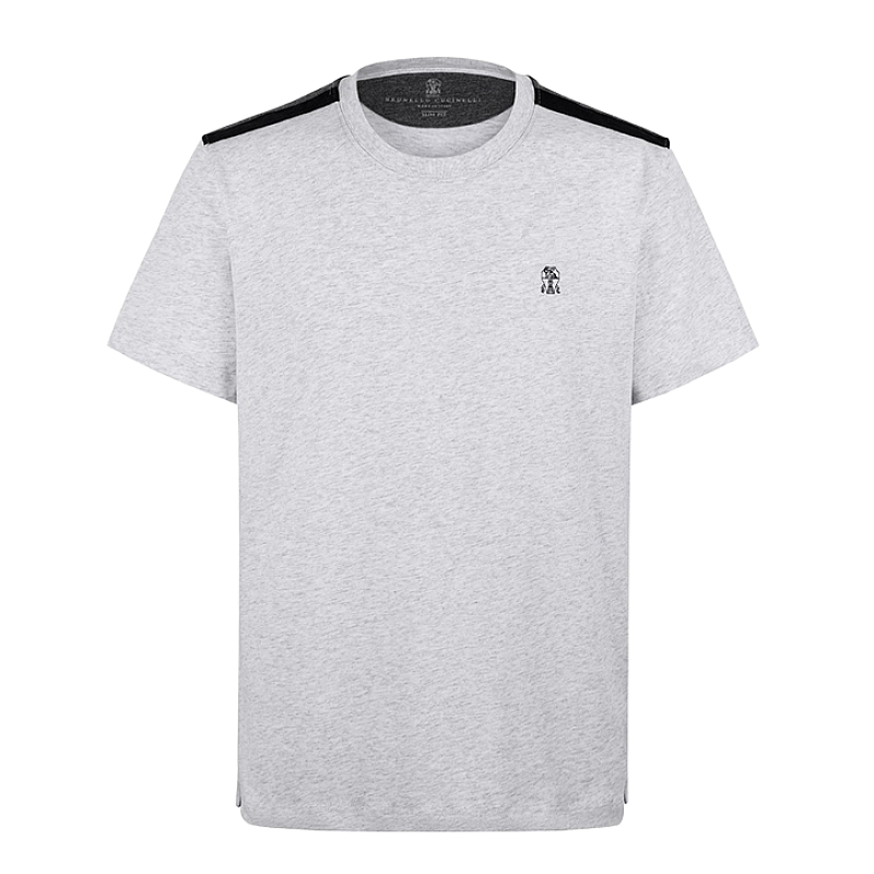 Color-blocked Short-sleeved T-shirt