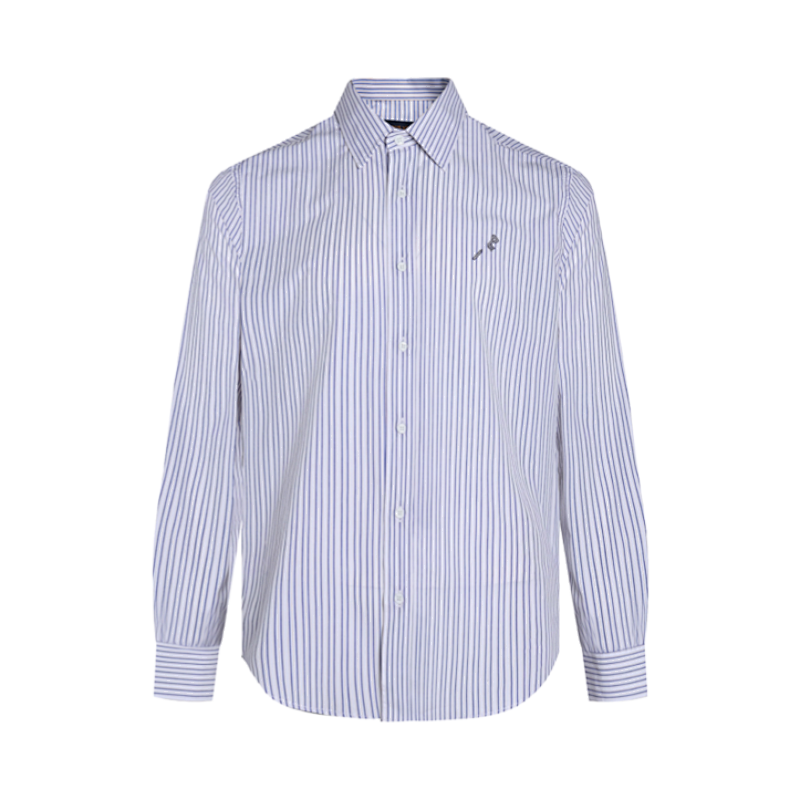 Jacquard Embroidered Striped Shirt