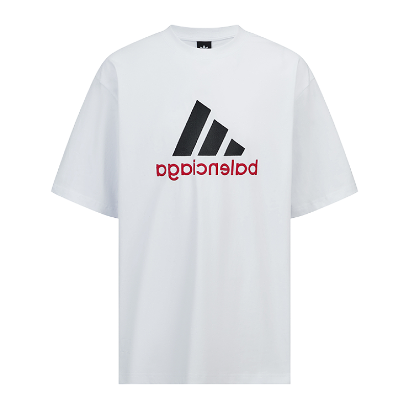 Parisian Mirror Reverse Embroidery Double-sided Short Sleeve