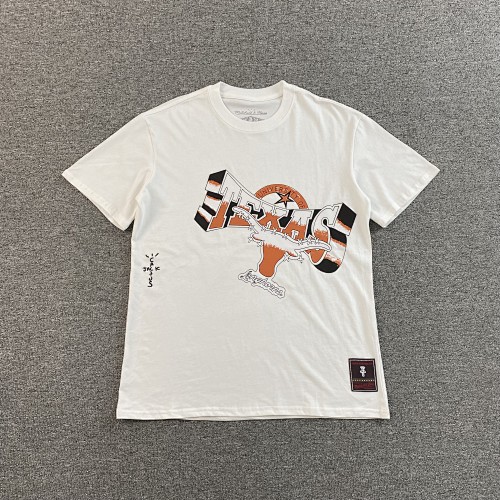 Travis Scott Cactus Jack X Mitchell X Ness T-shirt