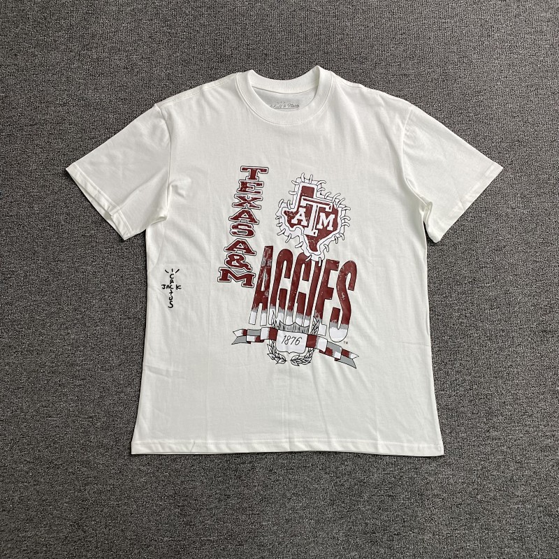 Travis Scott Cactus Jack X Mitchell X Ness T-shirt