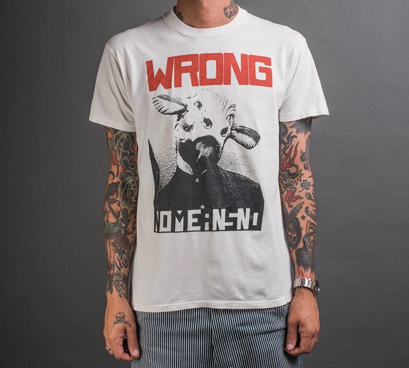 Nomeansno Wrong 80 S Vintage T-Shirt
