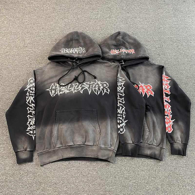 Hellstar Studios Glitter Printing Hoodie