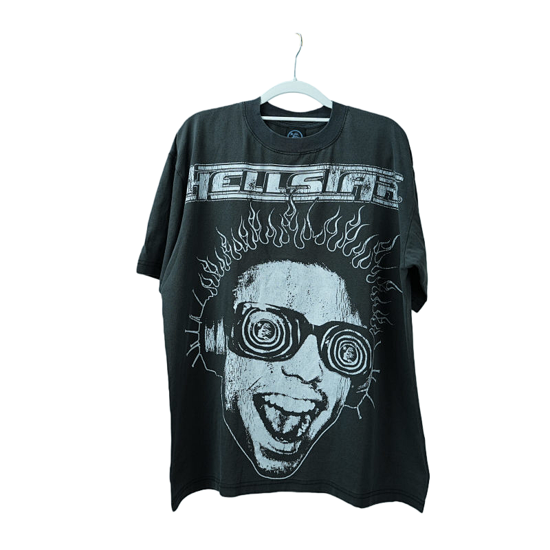 Hellstar Studios Rage Short Sleeve Tee Shirt Black