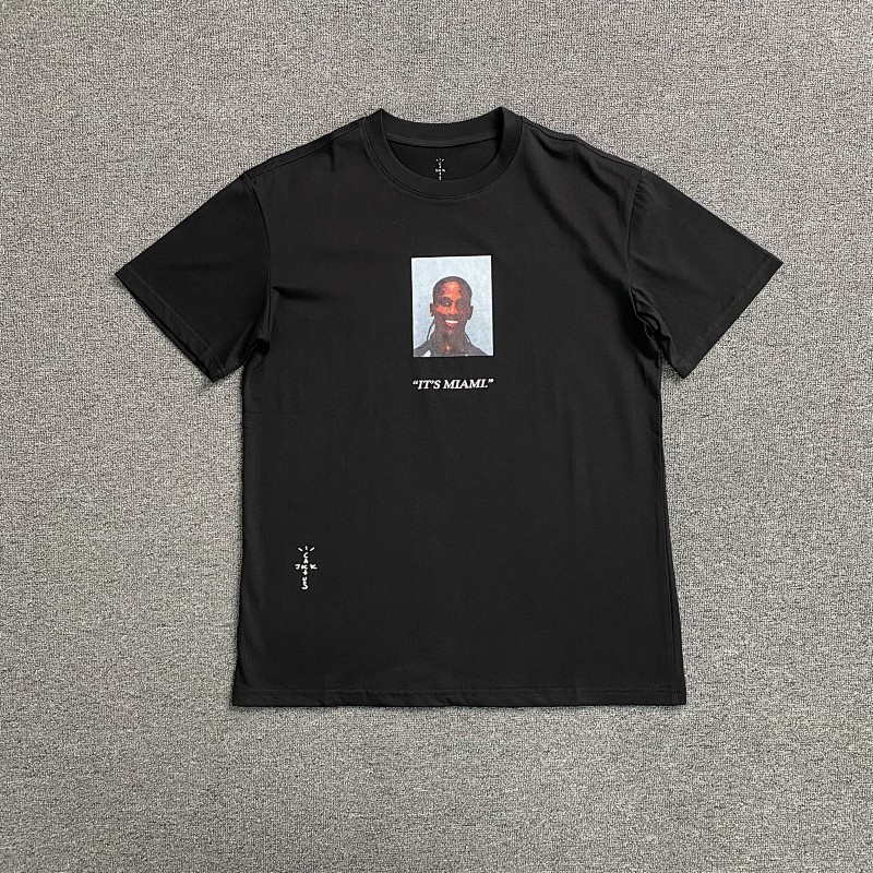 Travis Scott Cactus Jack X Mitchell X Ness T-shirt