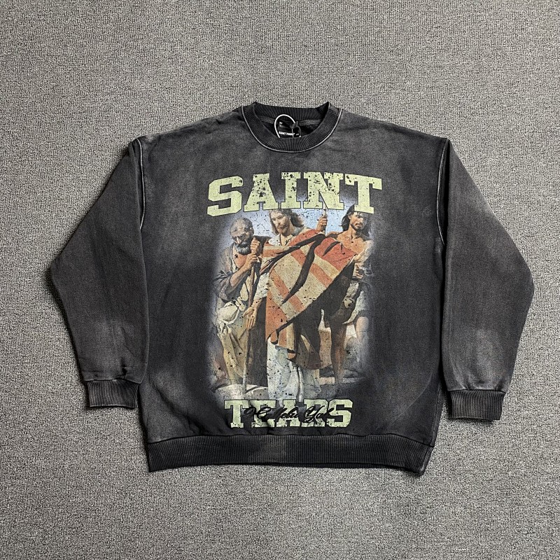 Saint Michael Denim Tears Crewneck